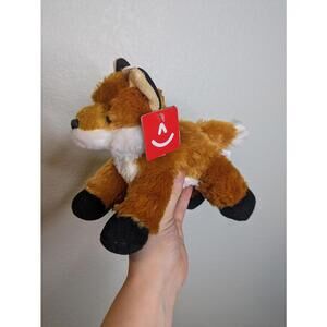 Aurora World Plush Foxie Red Fox Stuffed Animal 8" Toy NWT